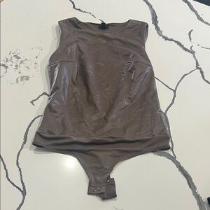 Express Taupe Kids One Piece Bodysuit
